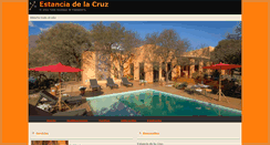 Desktop Screenshot of estanciadelacruz.com.ar