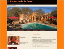 Tablet Screenshot of estanciadelacruz.com.ar